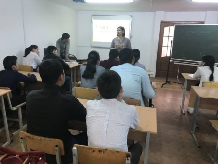 Встреча со студентами Актюбинского колледжа транспорта и коммуникаций им. М.Тынышпаева