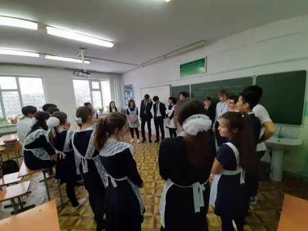 Встреча с учащимися в г.Актобе