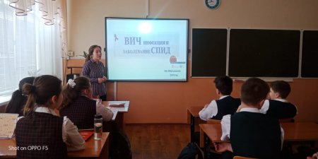 Встреча с учащимися школы в г. Актобе