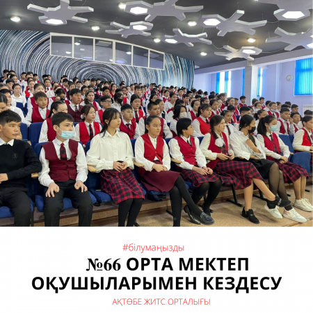 Встреча с учащимися средней школы №66
