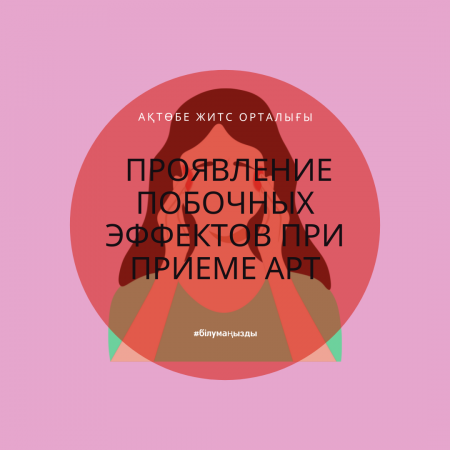 Проявление побочных эффектов при приеме АРТ