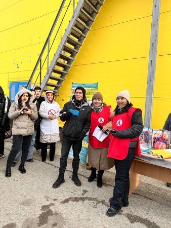 В гипермаркете Анвар жителей Актобе обследовали на ВИЧ